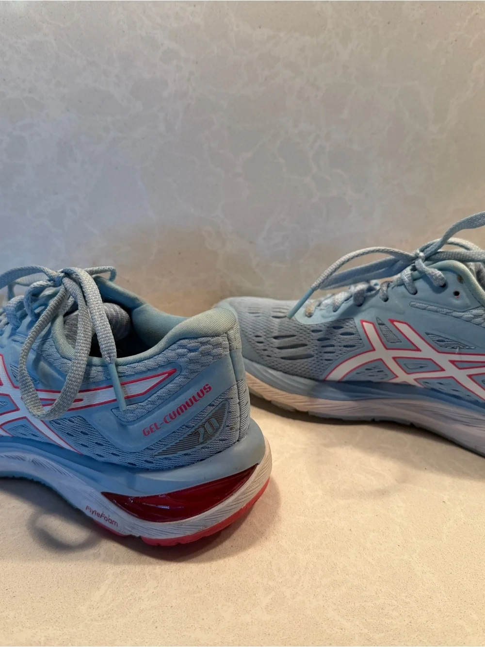 Asics light blue women's running shoe size 6.5 or 37.5